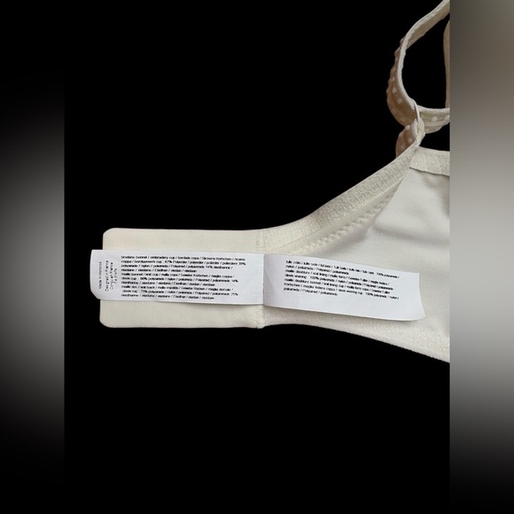 Chantelle Pont Neuf Lace Underwire Bra, Ivory, Size 38D 🫦 - Picture 9 of 11